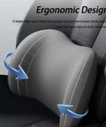 Ergonomic Car Lumbar Support Pillow And Neck Rest Kit For Mini John Cooper Works Electric 2025 2026 close-up view of lumbar support cushion design