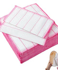 12 Piece 8 Layer Cotton Gauze Cleaning Cloths Highly Absorbent Reusable Multi Purpose Towels For Kitchen Bathroom Car Wash And Garage Use