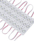 Daylight White 12V DC 0.72W 2835 SMD LED Module Backlight For Letter Signs Waterproof With Sticky Adhesive Back 20 Modules Per String UL