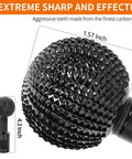 Top Shelf Ball Gouge Attachment For Angle Grinder With 5/8 11 Thread Shank For Wood Carving Shaping Contouring Easy Bolt On 1.57 and 4.3 inch size