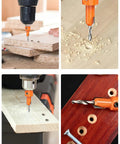 Countersink Drill Bit Set With Hex Shank For Woodworking And DIY Projects Ten Piece Multi Size Kit drilling wood