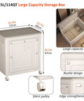 Roomy Foldable Clothes Storage Bin With Tight Seal Lid And Easy Roll Wheels, 125 Quart Heavy Duty Closet Organizer, large capacity with silent wheels.