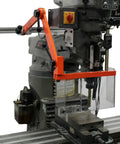 Pro Grade Milling Machine Guard With Ram Mount Safety Shield For Bridgeport Mills, OSHA Compliant, Articulating Arm And Lexan