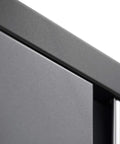 Close-up of Heavy Duty 15 Piece Garage Cabinet Set features fully welded steel shelves and sleek design for garage organization.
