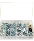 Heavy Duty Flange Bolt Kit 120Pcs With Nuts Screws Washers For Furniture Repair And Assembly Durable Corrosion Resistant Fasteners Set