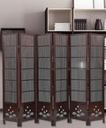 Heavy Duty Double Acting Folding Screen Hinges For Furniture Built Tough With Antique Red Enamel Rock Solid Steel Hardware Snug Wood Panel Mounting Kit Pack Of Eight with folded wooden screen in living space.