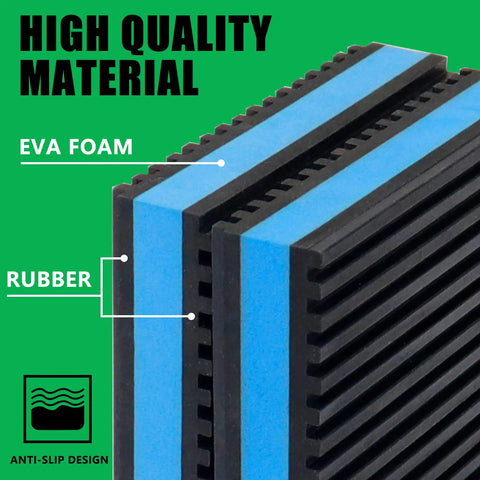 Dang Sturdy Heavy Duty Rubber Anti Vibration Pads 6X6X7/8 Inch Featuring An Eva Core for reliable anti-slip support.