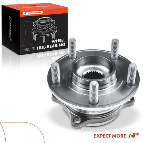 Two Pack Heavy Duty Rear Wheel Bearing And Hub Assembly For 5 Lug AWD Vehicles with packaging box