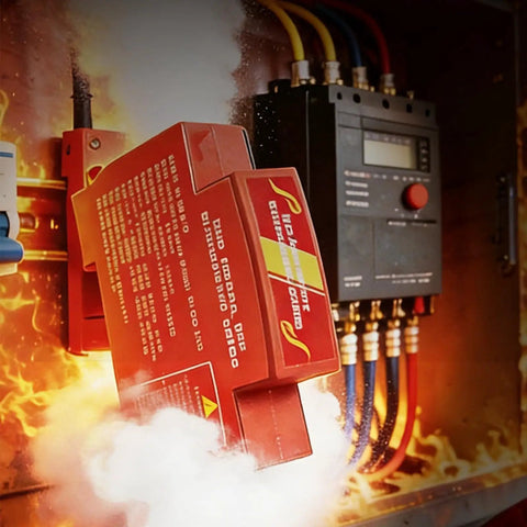 Game Changer Heavy Duty Din Rail Automatic Fire Extinguisher For Home Workshops Featuring Instant Heat Aerosol Suppression And Reliable Temperature Sensors