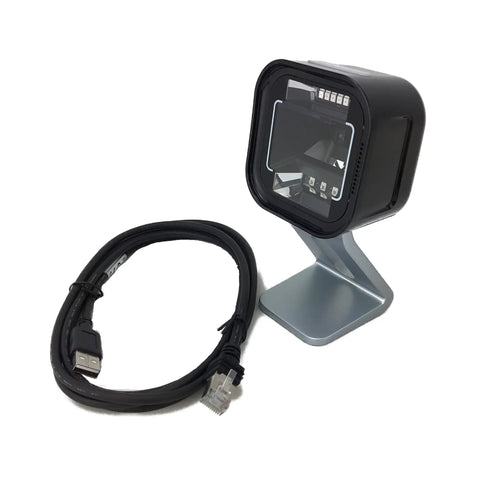 Pro Grade High Performance Omnidirectional Presentation Barcode Scanner Kit With USB Cable And Cradle Reads 1D And 2D Barcodes