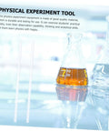 Two Pack Glass Electrostatic Experiment Sticks With Silk Cloth For Static Electricity Learning next to science flasks
