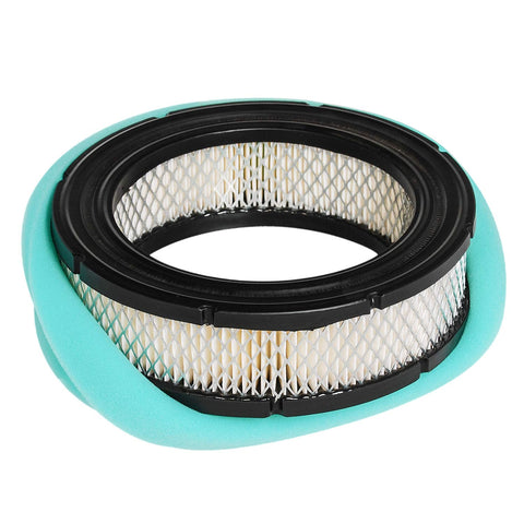 Pack Of Round Air Filter Cartridge And Pre Filter Replacement For Twin Cylinder OHV 16HP Vanguard Engine displayed at an angle
