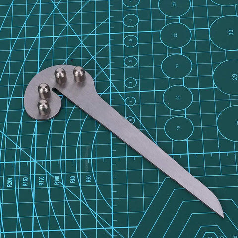 Compact Center Gauge Woodworking Ruler Made Of Stainless Steel For Precise Metal Machining And Angle Marking, 150mm arm