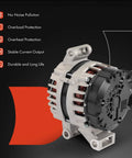 Ford F150 F250 F350 6.2L V8 Alternator Replacement 12 Volt 150 Amp With 6 Groove Pulley Clockwise Fits 2013 2014 2016