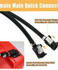 Marine Outboard Fuel Line Kit With Five Sixteenths Inch Ten Foot Hose Primer Bulb Quick Connectors Four Clamps And Fuel Filter