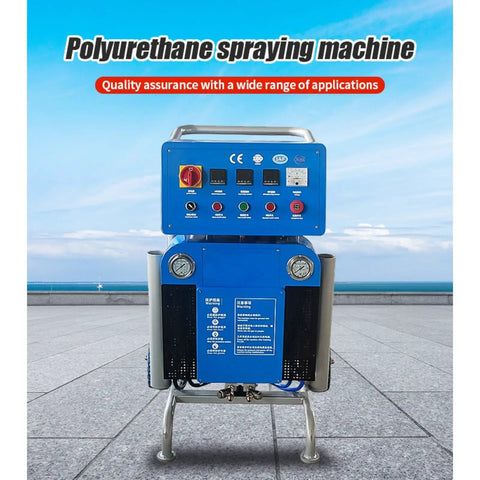 Heavy Duty Portable Polyurethane Spray Machine With Advanced Filtration System, multi-functional with clear control panel, for foam insulation projects.