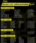 Exact fit applications for Beefed Up 3.0L 12V 150A Alternator with 6 Groove Pulley for Ford, Mazda, Mercury vehicles.