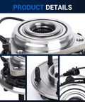 Close-up of Front Wheel Bearing And Hub Assembly For Jeep Wrangler 2011 2017 And 2018 4WD With Five Lugs ABS.