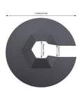 Top view of Coffee Cup Splash Guard for Home Brewing Machines No Mess Spill Proof PLA Splatter Shield Keeps Counters Clean