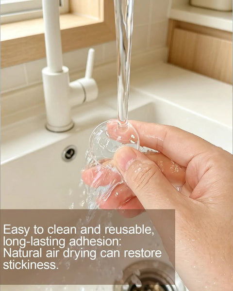 Hand washing 24 Pack Clear Silicone Rubber Feet For Cutting Boards And Kitchen Dishes No Slip Self Adhesive Pads
