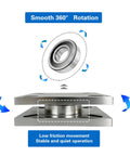 Heavy Duty Swivel Plate Turntable Bearing For Workstations And Welding Tables Ideal For Production Lines And Display Setups kingpinless steel 360° rotation