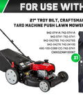 21 Inch Mulching Mower Blade Replacement For Troy Bilt TB Series Walk Behind next to compatible lawn mower