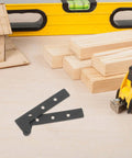 Heavy Duty Detachable Pivot Door Hinges Concealed Cabinet Hardware Stainless Steel Locking Hinge, black, next to woodworking tools