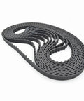 Beefy 300L Close Loop Timing Belt Half Inch Wide Three Eighth Inch Pitch Thirty Inch Long for lathe and industrial systems coiled view