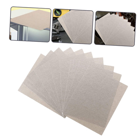 High Temperature Mica Sheets For Microwave Ovens, Durable Waveguide Covers And Heat Resistant Oven Accessories in a fan display