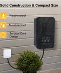 Low Voltage Landscape Lighting Transformer With Photocell Sensor And Timer, 120V AC To 12 Volt And 15 Volt Output, 120W, Dual Zone