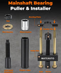 Harley Big Twin Transmission Mainshaft Inner Bearing Race Tool Puller And Installer Kit parts diagram for 5 and 6 speed