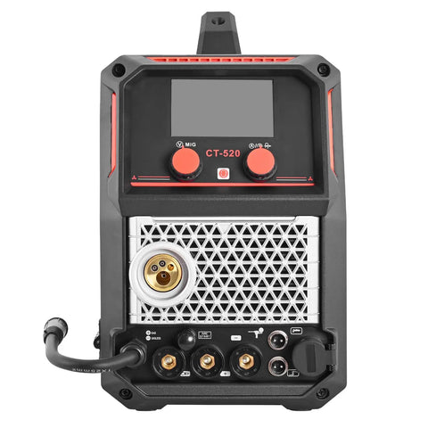 5 In 1 Plasma Cutter Welder Combo For Home Shop with front view showing controls and connectors