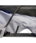 Close-up of Ford Mustang Convertible Top Replacement For 2005 To 2014 With Sailcloth Vinyl Soft Top Heated Glass Window Black OEM Upgrade
