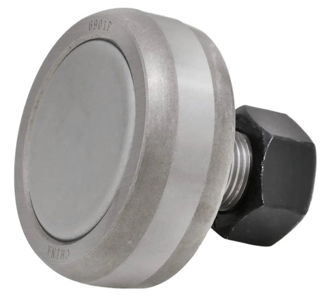 Heavy Duty Baler Plunger Bearing With 2.5 Inch Roller, direct replacement for John Deere New Holland balers, detailed view of roller