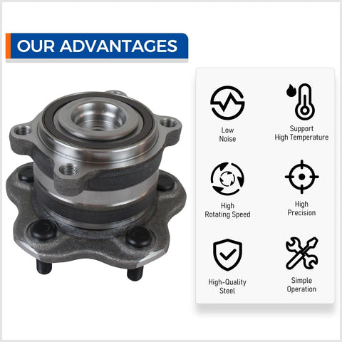 Rear Wheel Hub Bearing Assembly 512388 Fits 2007 2018 Nissan Altima 2009 2019 Maxima shown with advantages like low noise, precision