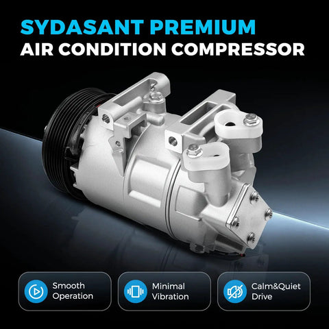 Top Grade AC Compressor Replacement For Nissan Altima And Rogue 2.5L Models 2007 To 2020 Vcs 14Ec Style close-up view with smooth finish.