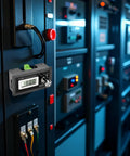 4-20mA Signal Generator for Precise Current Loop Calibration installed on industrial control panel, indicating 18.00mA reading.