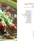 Black Bean and Ham Soup from Real Deal Set And Forget Slow Cooker Cookbook serving nutritious comfort food with fresh ingredients.