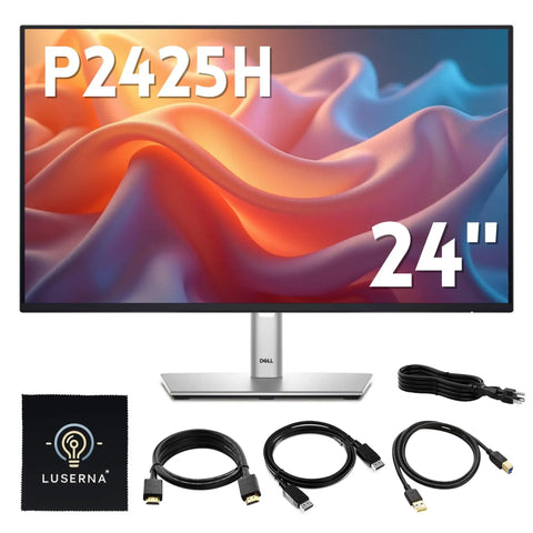 24 Inch IPS Monitor With Stand For Crisp Full HD 1080p At 100 Hz Dope Visuals Blue Light Filter And ComfortView Plus Wide Viewing Angles Includes DisplayPort HDMI USB 3.0 Upstream Cable And Power New