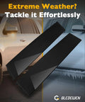 Pillar trim molding strips, black exterior automotive B-pillar trim; two pieces shown
