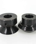 90 Degree Bead Roller Dies Set For Sheet Metal Hem Formation, 6.35mm (1/4 Inch) Angle Die With Black Oxide Coating
