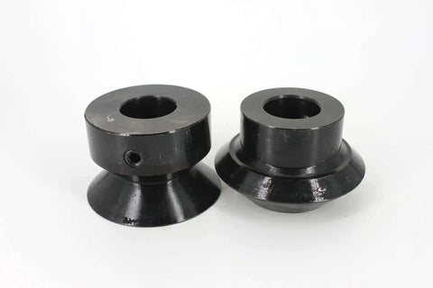90 Degree Bead Roller Dies Set For Sheet Metal Hem Formation, 6.35mm (1/4 Inch) Angle Die With Black Oxide Coating