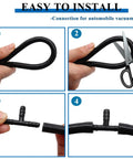 Steps to install Silicone Vacuum Hose Kit For Cars With 6 Size 5 Ft Hoses And 65 Pc Connectors Pro Grade High Performance