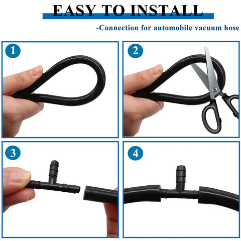 Steps to install Silicone Vacuum Hose Kit For Cars With 6 Size 5 Ft Hoses And 65 Pc Connectors Pro Grade High Performance
