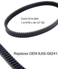 Golf Cart Drive Belt And Starter Generator Belt Kit For Yamaha G2 G5 G8 G9 G11 G14 G16 G20 G22 G29 2012 Up Replacement OE J55-G6241-00