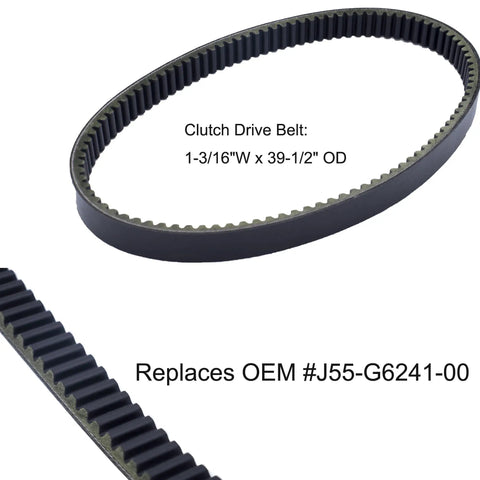 Golf Cart Drive Belt And Starter Generator Belt Kit For Yamaha G2 G5 G8 G9 G11 G14 G16 G20 G22 G29 2012 Up Replacement OE J55-G6241-00