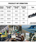 R38 18mm By 50mm Semi Enclosed Drag Chain Cable Carrier For CNC Machines, 1 Meter Length With End Connectors Black Inner Side Openable