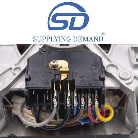2 Speed Direct Drive Washing Machine Motor Replacement One Half HP 1725 And 1140 RPM Model Specific Close-up View