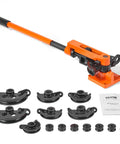VEVOR Manual Pipe Tube Bender for 3/8 to 1 Inch OD Copper and Aluminum Lines with seven bending dies.
