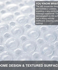 Extra Long Non Slip Bathtub Mat, 40 By 16 Inch Machine Washable Shower Mat with a dome textured surface for comfort.